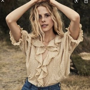 Doen Henri top in Frances Floral